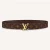 Louis Vuitton Unisex LV Initiales 40mm Reversible Belt Monogram Canvas-Brown