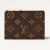 Louis Vuitton Unisex LV Lisa Wallet Vert Noto Green Monogram Coated Canvas Grained Cowhide Leather