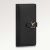 Louis Vuitton Unisex LV Vertical Wallet Black Arizona Taurillon Calf-Leather Sliding Capucines Closure