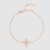 Bracelet Louis Vuitton Idylle Blossom pour femme, or rose et diamants