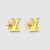 Orecchini Louis Vuitton da donna LV Iconic Sweety - Giallo