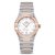 Omega Women Constellation Co‑Axial Master Chronometer 29 mm in Steel ‑ Sedna Gold-White