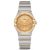 Omega Women Constellation Quartz 28 mm in Steel and Yellow Gold