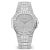 Patek Philippe Men Nautilus Self-winding 40 mm in White Gold-Silver