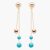 Piaget Women Possession Earrings in 18K Rose Gold-Blue