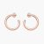 Piaget Women Possession Open Hoop Earrings in 18K Rose Gold