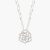 Piaget Women Rose Pendant in Rhodium Finish 18K White Gold