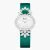 Piaget Women Treasures High Jewelry Watch Quartz Movement in White Gold-Green