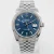 Rolex Men Datejust 41 mm in White Gold and Steel Blue