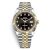 Rolex Men Datejust Classic Watches Oyster 41 mm in Oystersteel and Yellow Gold-Black