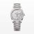 Rolex Men More Day-Date Technical Details Oyster 40 mm in White Gold and Diamonds-Silver