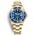 Rolex Men Submariner Date Professional Watches Oyster 41 mm in Yellow Gold-Blue