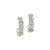 Tiffany Schlumberger Twenty Stone Hoop Earrings in Gold with Diamonds