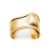 Tiffany Elsa Peretti Small Bone Cuff in 18k Gold