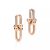 Tiffany HardWear Large Link Earrings in Rose Silver