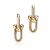 Tiffany HardWear Large Link Earrings in Yellow Gold