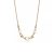 Tiffany HardWear Link Necklace in Yellow Gold with Freshwater Pearls