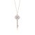 Tiffany Keys Tiffany Victoria Key Pendant in Rose Gold with Diamonds