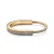 Tiffany Lock Bangle in Yellow Gold with Full Pavé Diamonds