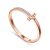 Tiffany T Bracelets T1 Hinged Bangle in Rose Gold