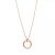 Tiffany T T1 Circle Pendant in Rose Gold