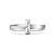 Tiffany T T1 Ring in White Gold 2.5 mm Wide