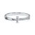 Tiffany T T1 Wide Diamond Hinged Bangle in White Gold-Silver