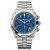 Vacheron Constantin Men Overseas Chronograph 42.50 mm in Stainless Steel-Blue