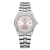 Vacheron Constantin Women Overseas Self-winding 35 mm Steel and Satin Pink