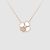 Van Cleef & Arpels Lady Cosmos Clip Pendant Medium Model in Rose Gold