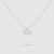 Van Cleef & Arpels Lady Frivole Pendant Mini Model in 18K White Gold