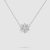 Van Cleef & Arpels Lady Lotus Pendant Small Model in 18K White Gold