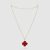 Van Cleef & Arpels Lady Magic Alhambra Long Necklace 1 Motif in 18K Yellow Gold-Red