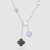 Van Cleef & Arpels Lady Magic Alhambra Necklace 6 Motifs in 18K White Gold-Black