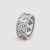 Van Cleef & Arpels Lady Perlée Clovers Ring Medium Model in 18K White Gold