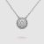 Van Cleef & Arpels Lady Perlée Diamonds Pendant™ in 18K White Gold