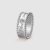 Van Cleef & Arpels Lady Perlée Signature Ring in 18K White Gold