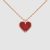 Van Cleef & Arpels Lady Sweet Alhambra Heart Pendant