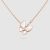 Van Cleef & Arpels Lady Two Butterfly Pendant in 18K Rose Gold