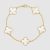 Van Cleef & Arpels Lady Vintage Alhambra Bracelet 5 Motifs-White